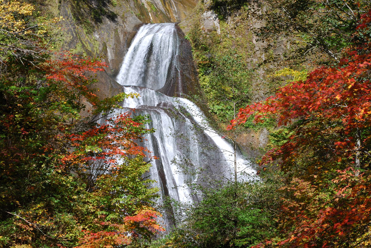 Japanese Countryside Hokkaido Hagoromo waterfall
